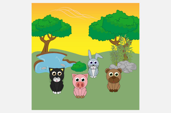 Adorable Animal View Graphics & Illustrations