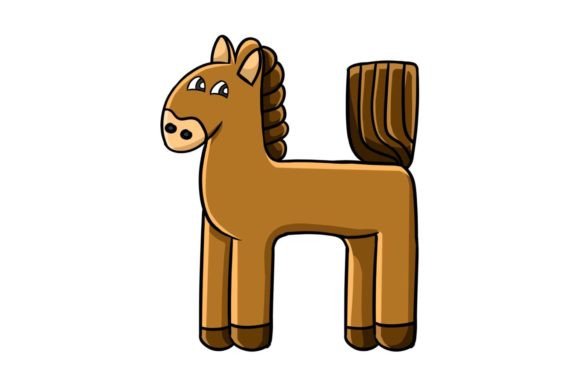 Animal Alphabet Letter H Illustration: Graphics & Illustrations for Sellers