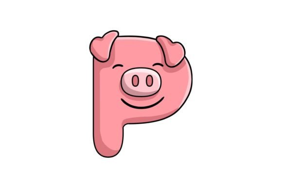 Animal Alphabet Letter P Illustration: Graphics & Illustrations for Brand Storytelling