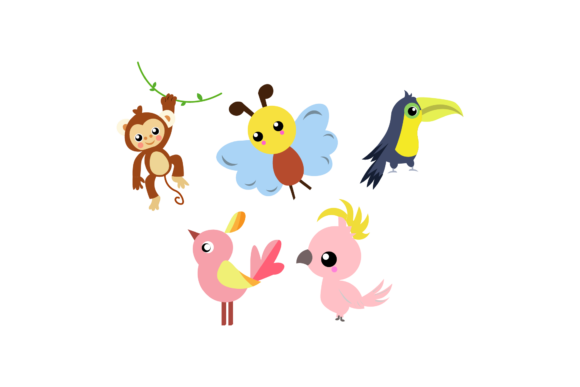 Animal Illustrations Vectors Set: Handmade Graphics & Illustrations