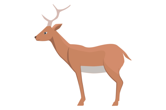 Deer Icon: Cute Forest Animal Graphics & Illustrations