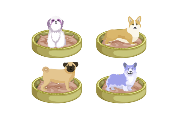 Dog Animal Graphics & Illustrations for Real Publishing