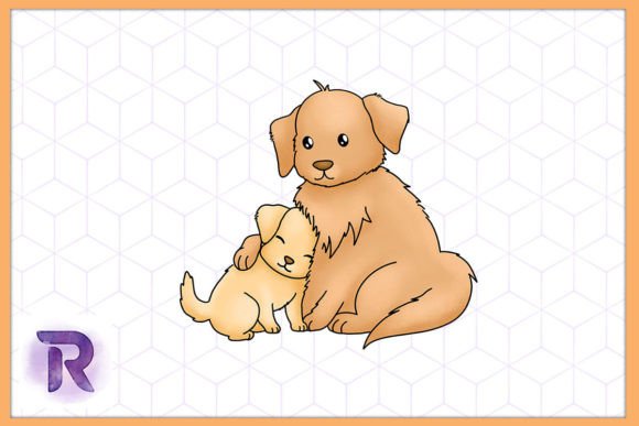 Dog Mama Animal Mother s Day Graphics & Illustrations