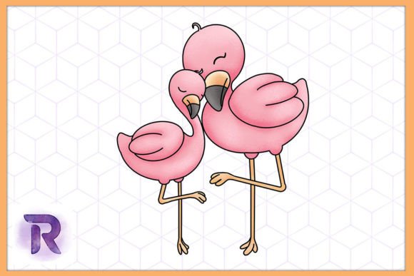 Flamingo Mama Animal Mother’s Day Graphics & Illustrations